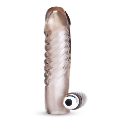 Blueline 5.25inch Vibrating Penis Enhancing Sleeve Extension