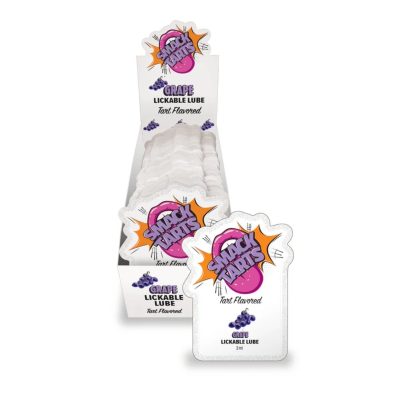 Smack Tarts Lickable Lube Sour Grape 3ml Pouch Display 36