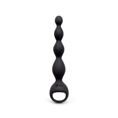 b-Vibe 6.5inch Tapered Vibrating Silicone Anal Beads