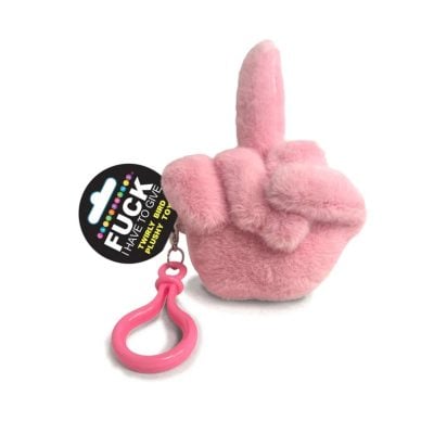 Fucks To Give  Twirly Bird Plushy  Pink