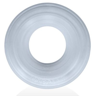 Oxballs Roto Grooved Gripper Ribbed Cockring Clear
