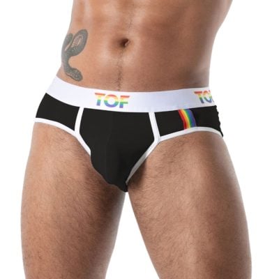 TOF Paris Joyful Pride Briefs Black Medium