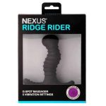 the Nexus Ridge Rider features a slender shaft encased in soft ridges which work with the unique base to create an intense dual sensation everyone will enjoy.