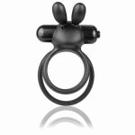and keep him harder longer with a comfort-fit ring that secures the vibrating rabbit in place!