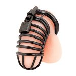 Blueline - Deluxe Chastity Cage Black
