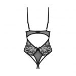 Obsessive - Blomentis crotchless teddy Black XS/S