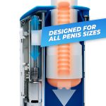 Autoblow AI Ultra Machine image showing that it is made to fit all penis sizes