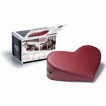 Liberator Heart Wedge Faux Leather Red Label at Cloud Climax