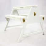 white-metal-spanking-bench